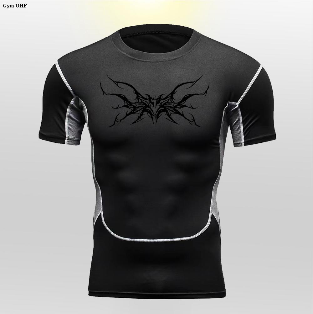 Man Compression T Shirt Gym Fitness Training Running Quick Drying Sports Shirt Summer Shaping Slimming Comfortable Men T Shirts