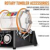 Rotary Tumbler Replacement Rubber Roller Belt Jewelry Polisher Seal Bucket Lid Kt6808 Finishing Machine Repair Accessory