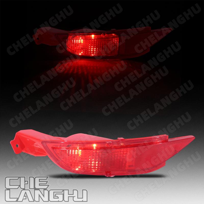 Rear Bumper Reflector Light For Ford Fiesta 2009-2014/C-Max 2010-2015 LHD Car accessories Tail Light Right Side Without Bulbs