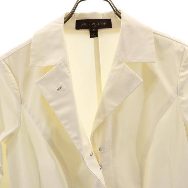 LOUIS VUITTON Made in France Jacket 40 Ivory system Women Used