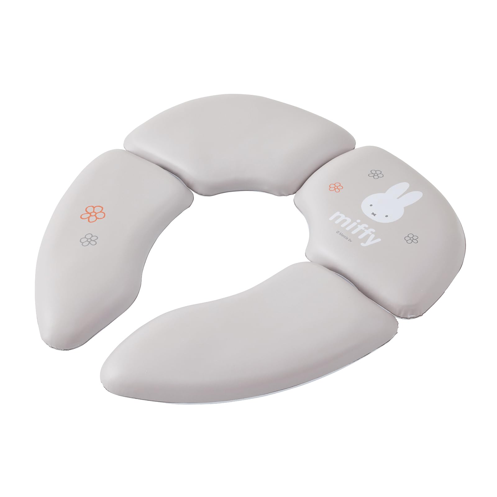 

Ides Miffy Soft Folding Toilet Seat Soft Portable Safe Potty Training on the Go [Official] & бежевый