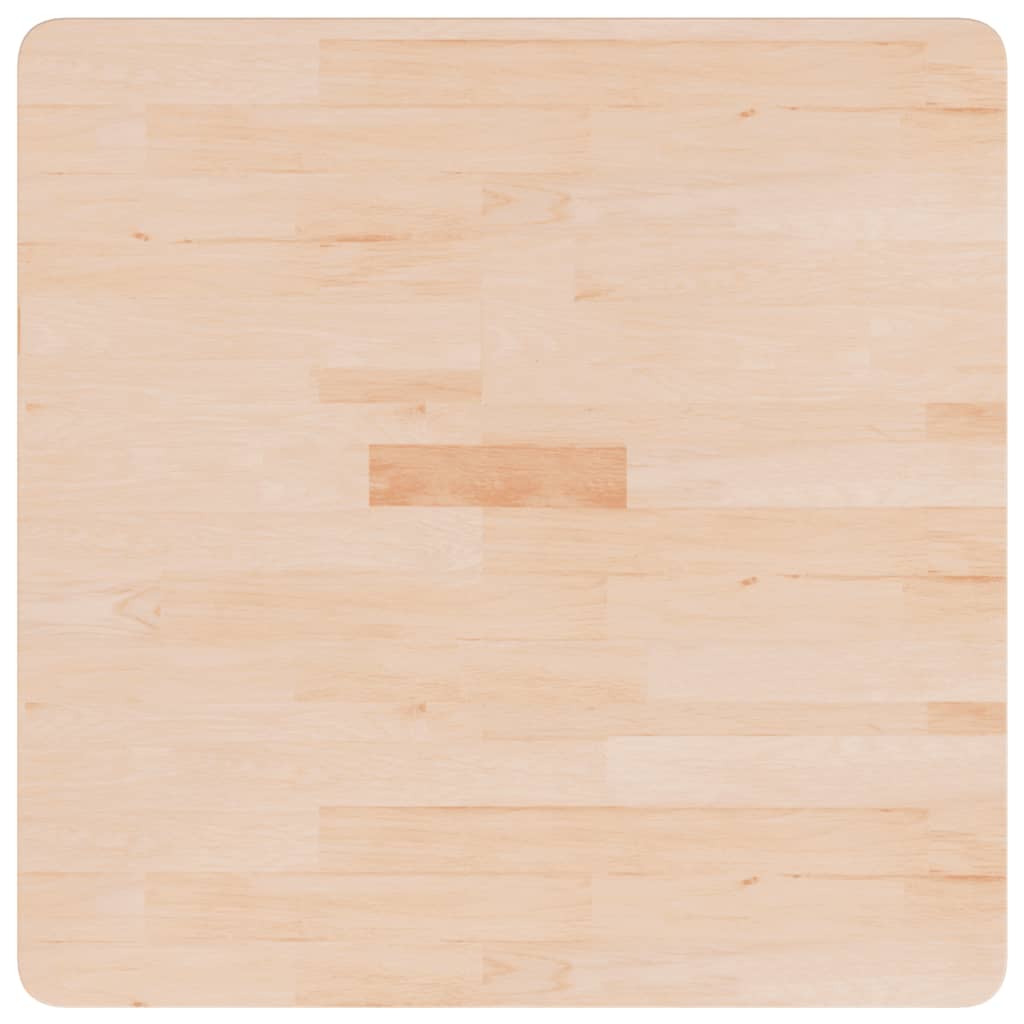 Vidaxl Kwadratowy Blat Do Stolika, 70X70X2,5 Cm, Surowe Drewno Dębowe