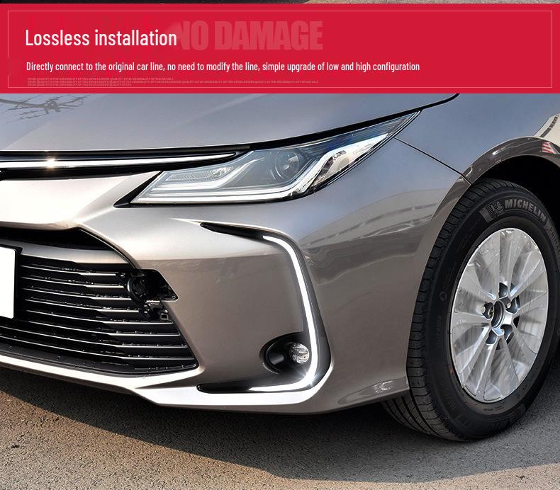 LED Sequential Turn Signal Daytime Running Lights for 19-21 Corolla