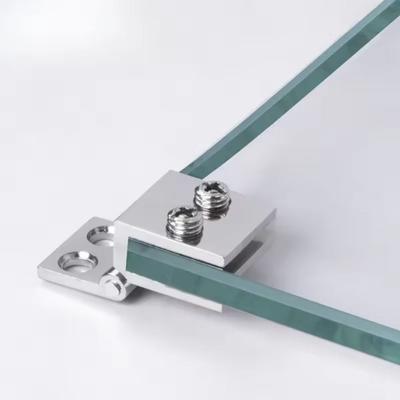 Frameless Design Shower Door Hinges Zinc Zinc Zinc Alloy Cabinet Door Hinge Durable Glass Clamp  Shower Door