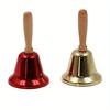 Christmas Hand Bell Gold Red Color Santa Claus Holiday Supplies Creative Jingle Bells Party Supplies Christmas Decoration