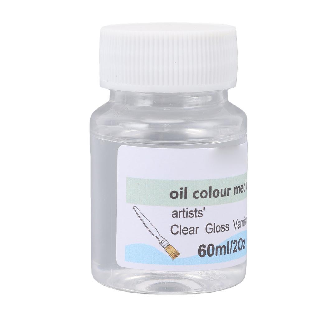 60ML High Gloss Varnish Clear Protective Varnish Prevent Oil Painting From Dust and Scratches