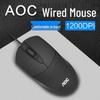 AOC MS121 Kabelgebundene USB-Maus für Notebook, Desktop, Business, Büro und Gaming