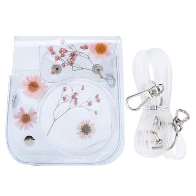 Transparent Camera Case PVC Storage Bag with Adjustable Shoulder Strap for Instax Mini 11