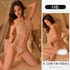 Sexy Erotic Underwear Perspective Butterfly Lace-up Pajamas Open Crotch Free of Hot Belly Pockets Pure Desire To Subdue Three Points of Temptation