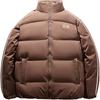 Quick Warm Down Jacket Water-Resistant Duck Down Padded Stand Collar Zipper Jacket Men Jackets Caramel 952448901-5