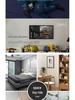12-Inch High-End Simple Round Wall Clock for Living Room and Bedroom Decor