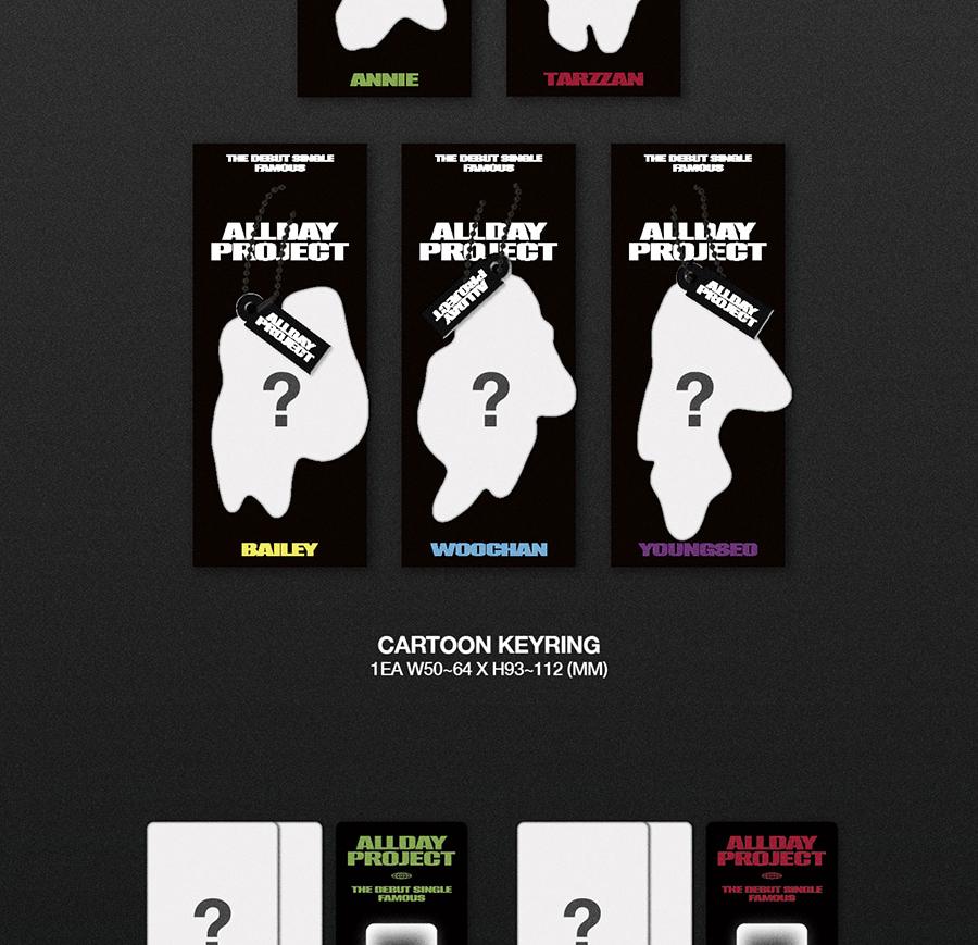 (CARTOON Ver.) ALLDAY PROJECT [FAMOUS] THE DEBUT SINGLE ALBUM