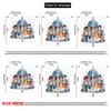 2pcs,2D Plane Printing Light Filtering Curtains Cheerful School Versatile Durable Polyester (without Rod) All Seasons Use for