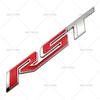 2 teile/los 3D Metall Chevrolet Silverado RST Auto Emblem Auto Abzeichen Hinten Stamm Typenschild Aufkleber Seite Kotflügel Aufkleber