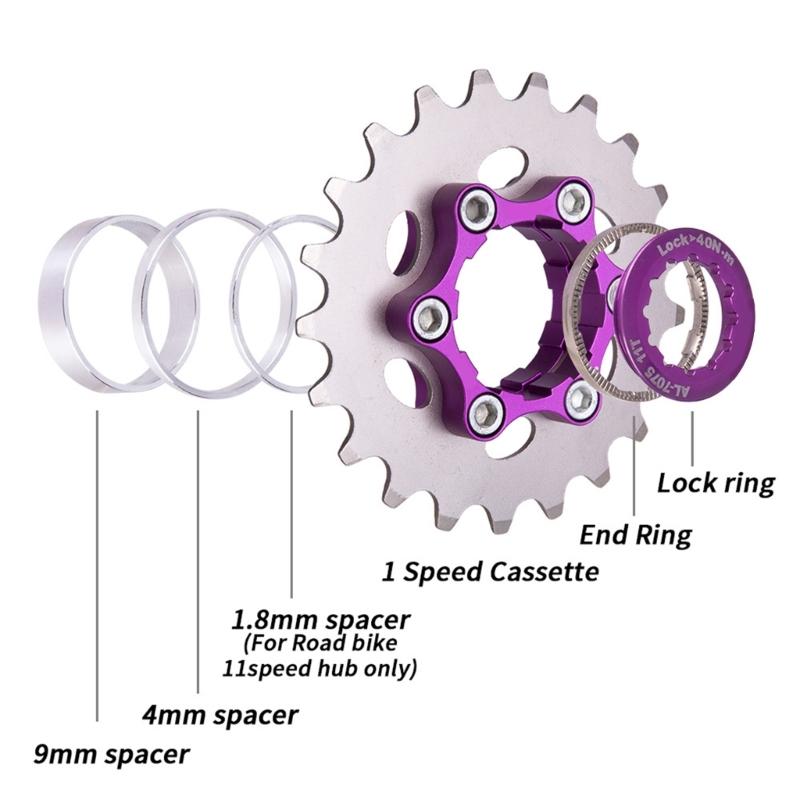 High Strength Bicycles Flywheel Single Speed Bike Freewhee Bicycles Cassettes Cog Cycling Accessories Easy To Use