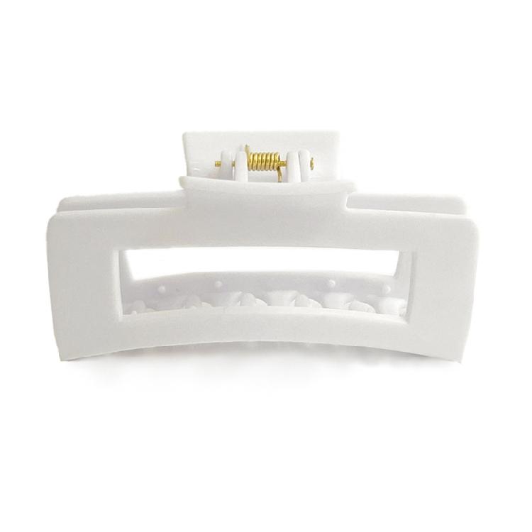Soft Touch Silicone Hair Claw Clip Gentle On Scalp No Pulling Or Snagging Reliable Hold For Workouts And Daily Use