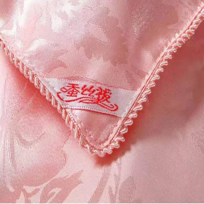 Mulberry Silk Duvet Satin  Jacquard Comforter Wedding Quilt Twin Size Summer Blanket For Couple Bed Single Double Queen Bedding