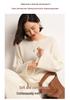 Autumn/Winter 2026 Women's Cashmere One-Shoulder Loose Pullover Sweater