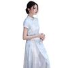 1011 summer new new Chinese style improved cheongsam dress young daily lace skirt two-piece set