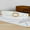 Versatile Leather Belt Women Thin Waist Strap Casual Trouser Dress Belts