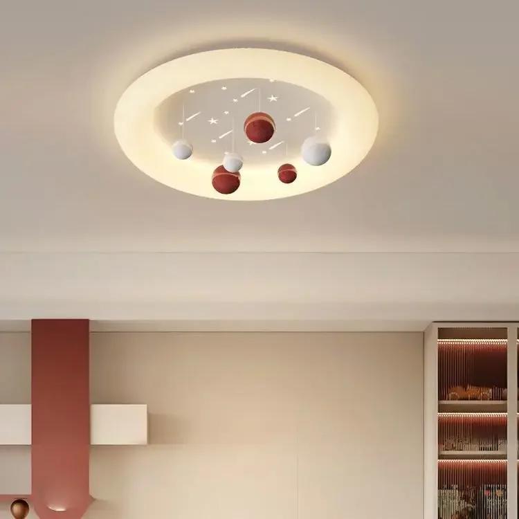 Children's Room Ceiling Lights Cream Style Cloud  Light Romantic Warm Baby Room Princess Room Boy Girl Bedroom Ceiling Lamps