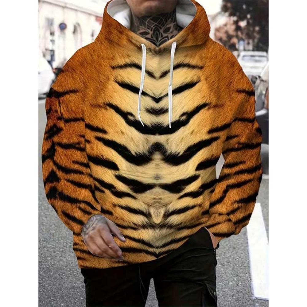 Europäisch Amerikanische Mode Herren Damen Kapuzenpullover Leopardenmuster Pullover Lässiges Sweatshirt Kinder Kapuzenpullover Langarm Kleidung