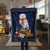 1 Stück Flanelldecke mit Cartoon-Druck, Hohe Qualität, Bequem für alle Jahreszeiten, Heimdekoration, Wärme und Komfort, Perfekt als Weihnachts- oder Geburtstagsgeschenk