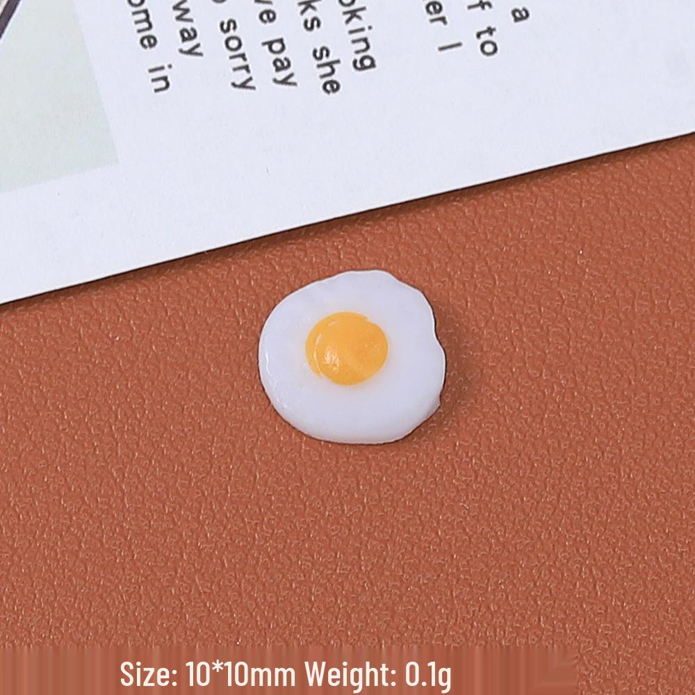 DIY Resin Play Food Accessories: Corn, Shrimp, Cream Glue, Hair Clip Figurines