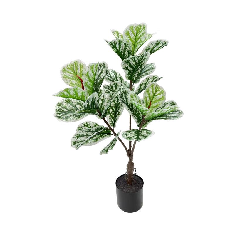 Luxuriöser Geigenfeige Kunstbaum für elegante Wohnzimmerdekoration