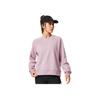 Li Ning Fitness Series Fleece Warm Lock Temperature Dry Long Sleeve Loose Round Neck Sweatshirt Women Sweatshirt AWDV948-5