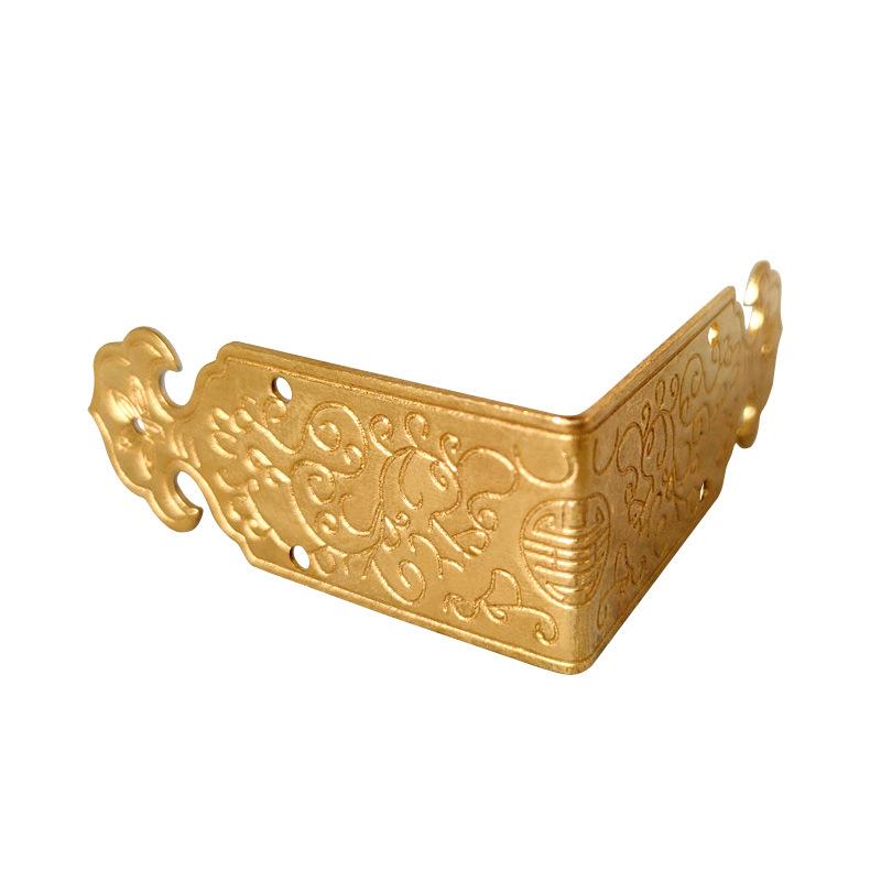 Antique Bronze Double-Sided Corner Protector for Jewelry Box (5cm)