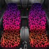 Set mit 2 Autoabdeckungen im Gradienten-Leopardenmuster – Ideal für Fahrzeuge, Lkw, Transporter, SUVs | Robuste Polyester-Frontabdeckungen | Einfach zu