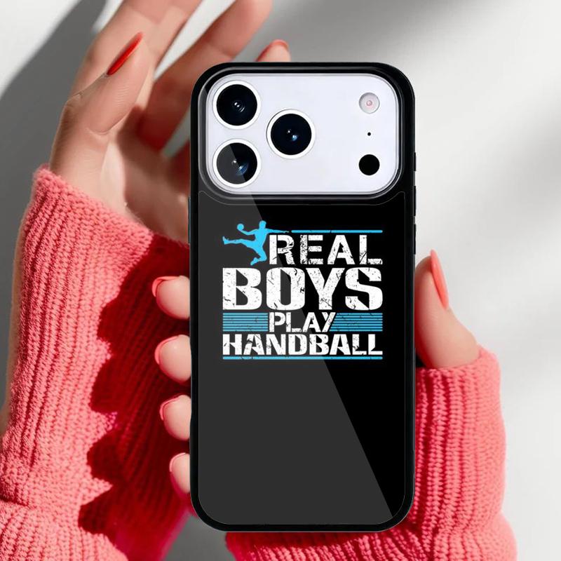 Eat sleep play Handball quotes Phone Case for iPhone 17 16 15 14 13 Pro Max Back Cover for 12 11 Pro Coque