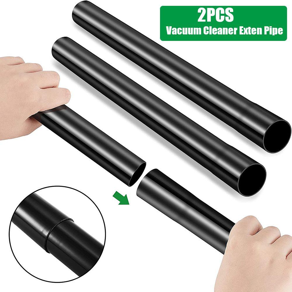 2pcs Tubes Extension Tube Suction Tube Plastic Black Vacuum Cleaner 32mm Diameter Vacuum Cleaner Replacement Tools For Home