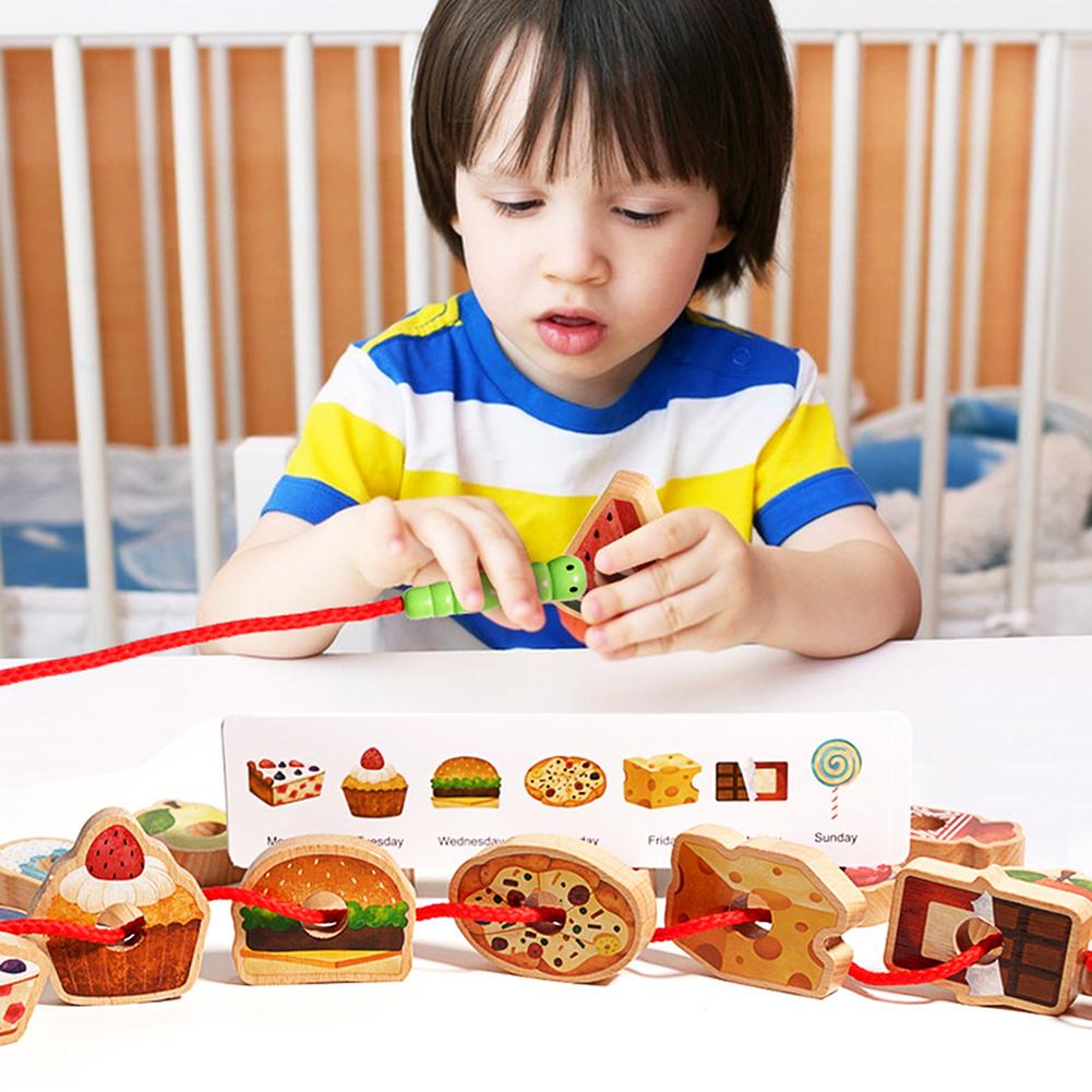 

Wooden Greedy Caterpillars Rope Toy Set Designed for Children Fun Education for Kids Montessori Toy Present China Mainland