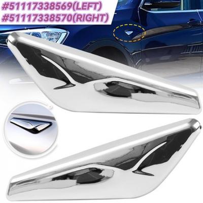 51117338570 Fender Emblem Moulding For BMW X3 F25 X4 F26 2015-2017 51117338569