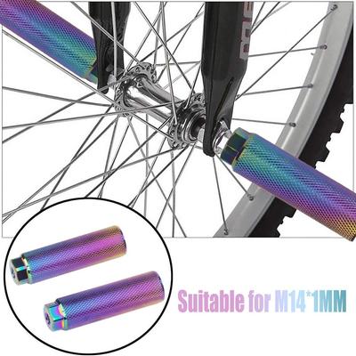 Zinc Zinc Alloy Anti-Skid Mountain Bike Bike Pegs Cycling Stunt Pegs Bike Footrest Lever Bicycle Pedals