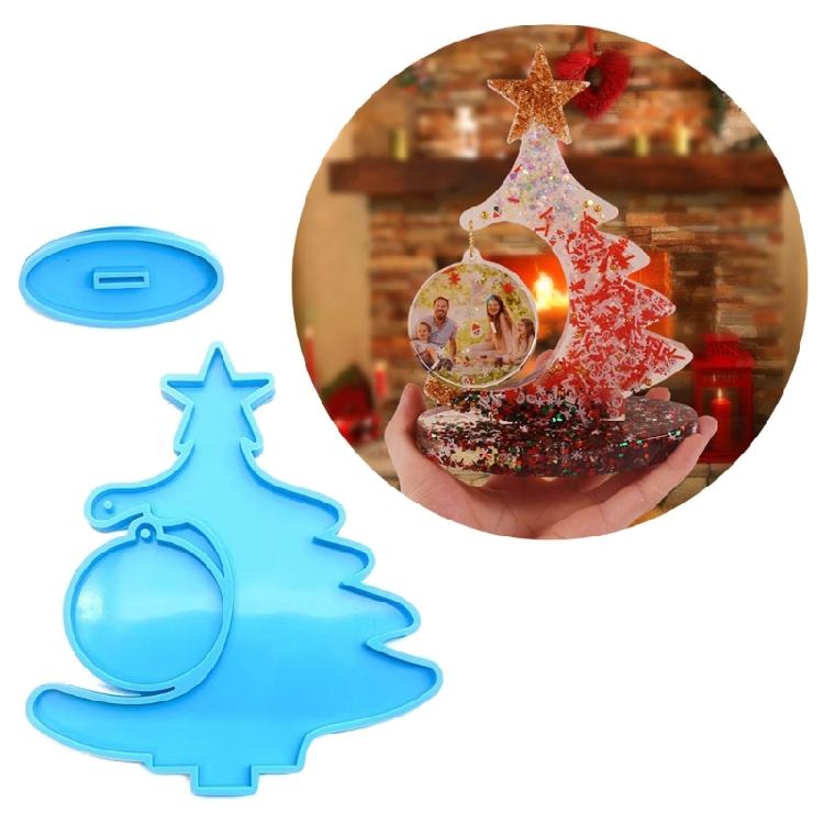 Christmas Epoxy Resin Mold Nonstick Christmas Tree Decorations Silicone Mold