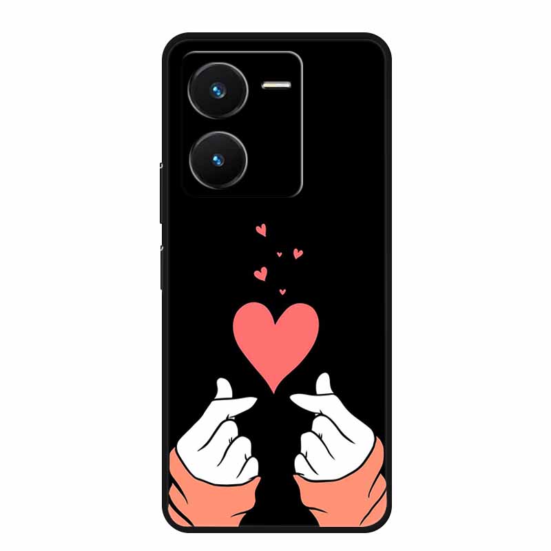 For Vivo IQOO Z8 Case Luxury Soft TPU Silicone Phone Cases for Vivo IQOO Z8X 5G V2314A V2312A Cover Protective Cartoon New Funda