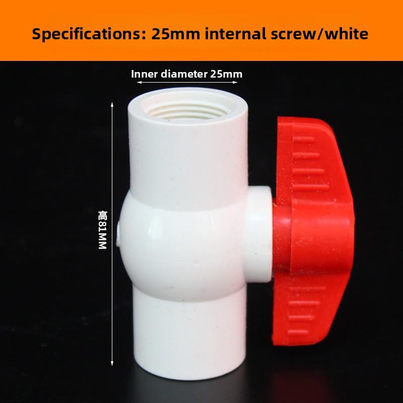 20~50mm Rura PVC Trójnik Kolanko Złączka Krzyżak Złącze Rury Wodnej do Nawadniania Ogrodu Akwarium Zawór Kulowy do Kontroli Wody