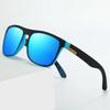 Luxury Cycling Outdoor Women Uv400 Eyewear Retro Driving Fishing Square Frame Sun Glasses Men Sunglasses