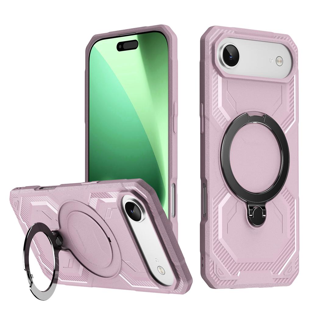 For iPhone Air Case Compatible with MagSafe Kickstand TPU+PC Phone Cover