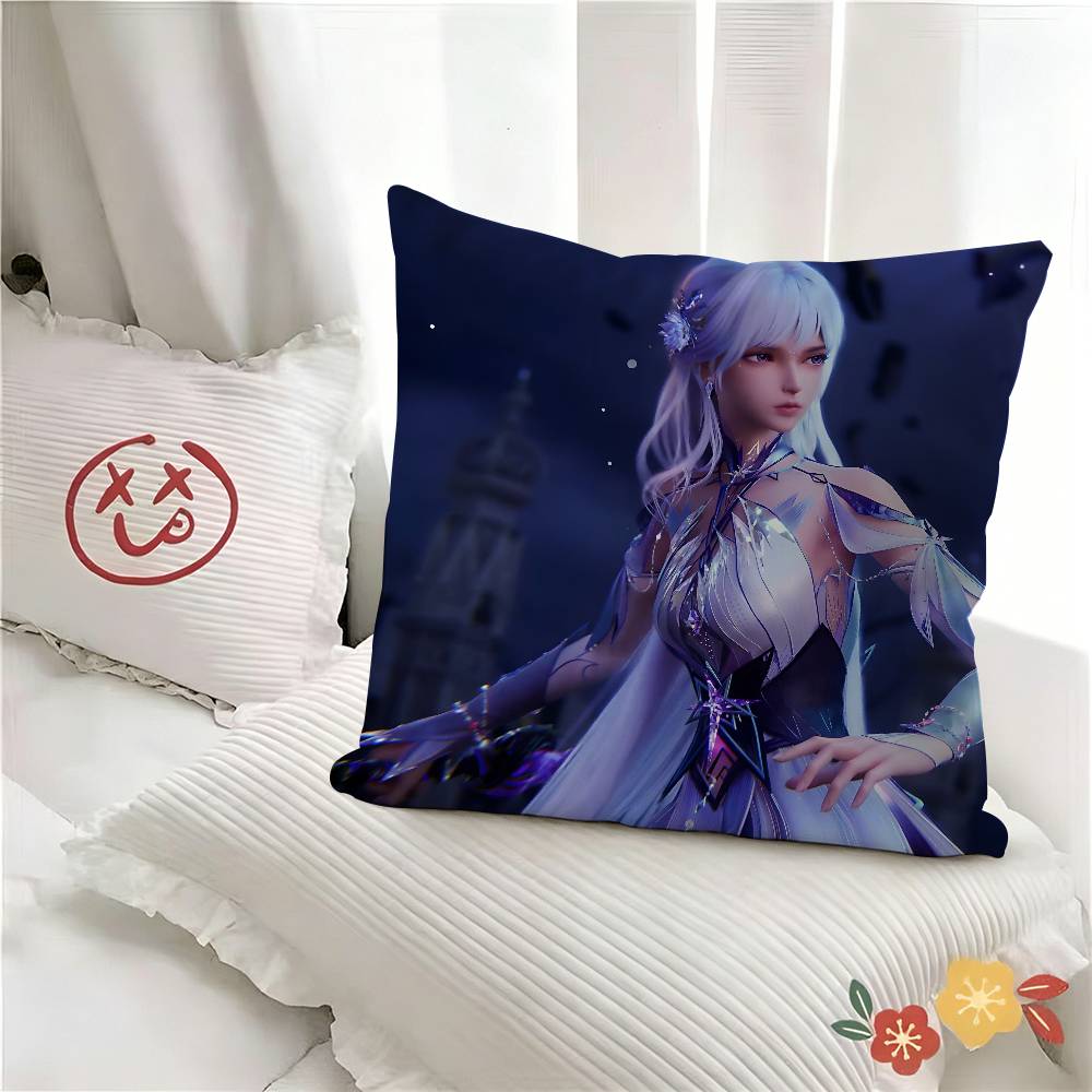 Pc Fantasy Anime DDivine Seal Throne Pillow Case Fashion Square Pillowcase Bedroom Sofa Room Ins Decoration Leisure