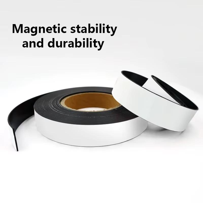 1-10M DIY Strong Flexible Magnet Strip Self Adhesive Magnetic Tape Rubber Magnet Tape Soft strip tape strong back glue 39.37inch