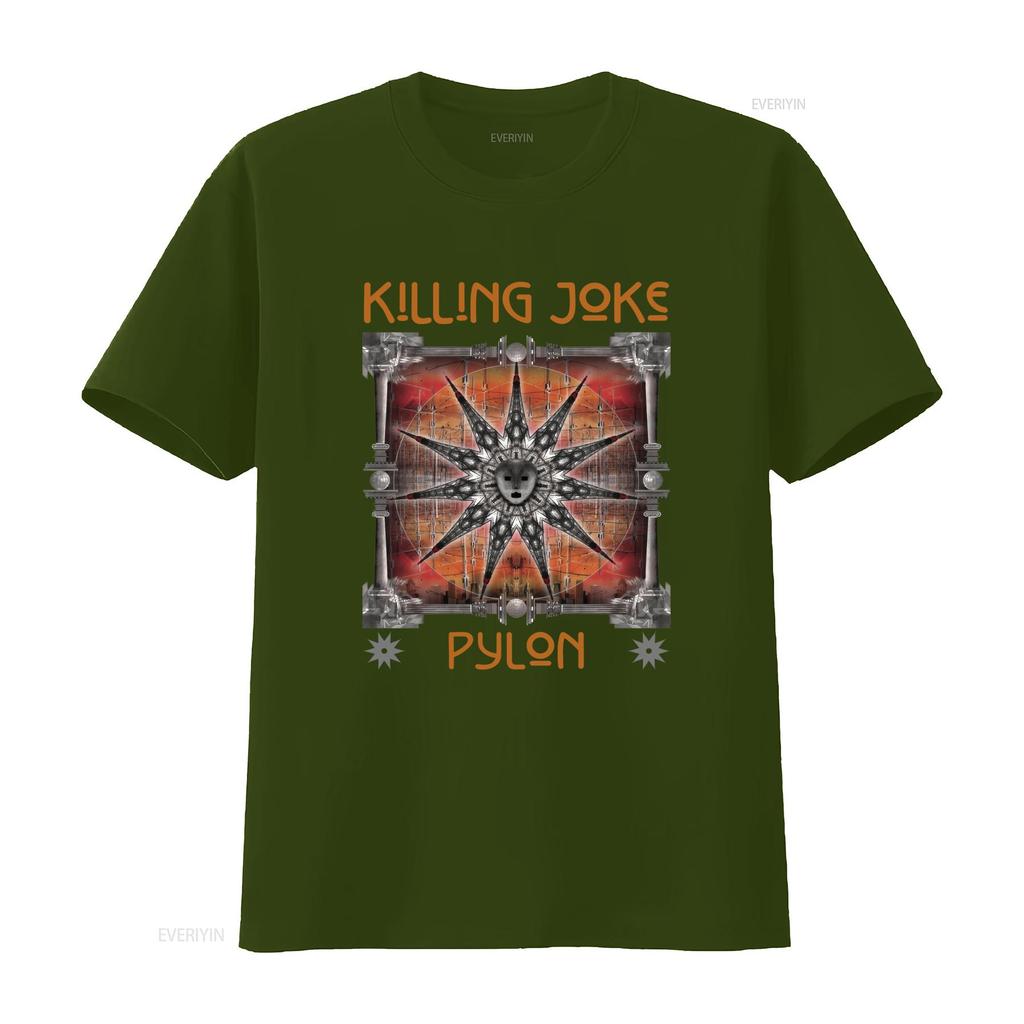 Killing Joke Pylon Rockový Koncert Vintage Design Tričko Unikátní Merch Kapely pro Hudební Fanoušky vintage Vyprané Univerzální