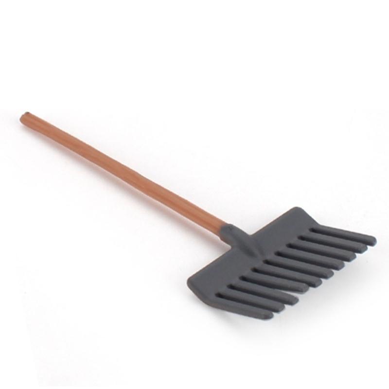 Sebzeler ve Kürek Aletleri ile 13 Parça Çiftlik Sahnesi Minyatür Model Kitleri Dış Mekan Evcikler İçin Figürinler Sergileme Dekorları