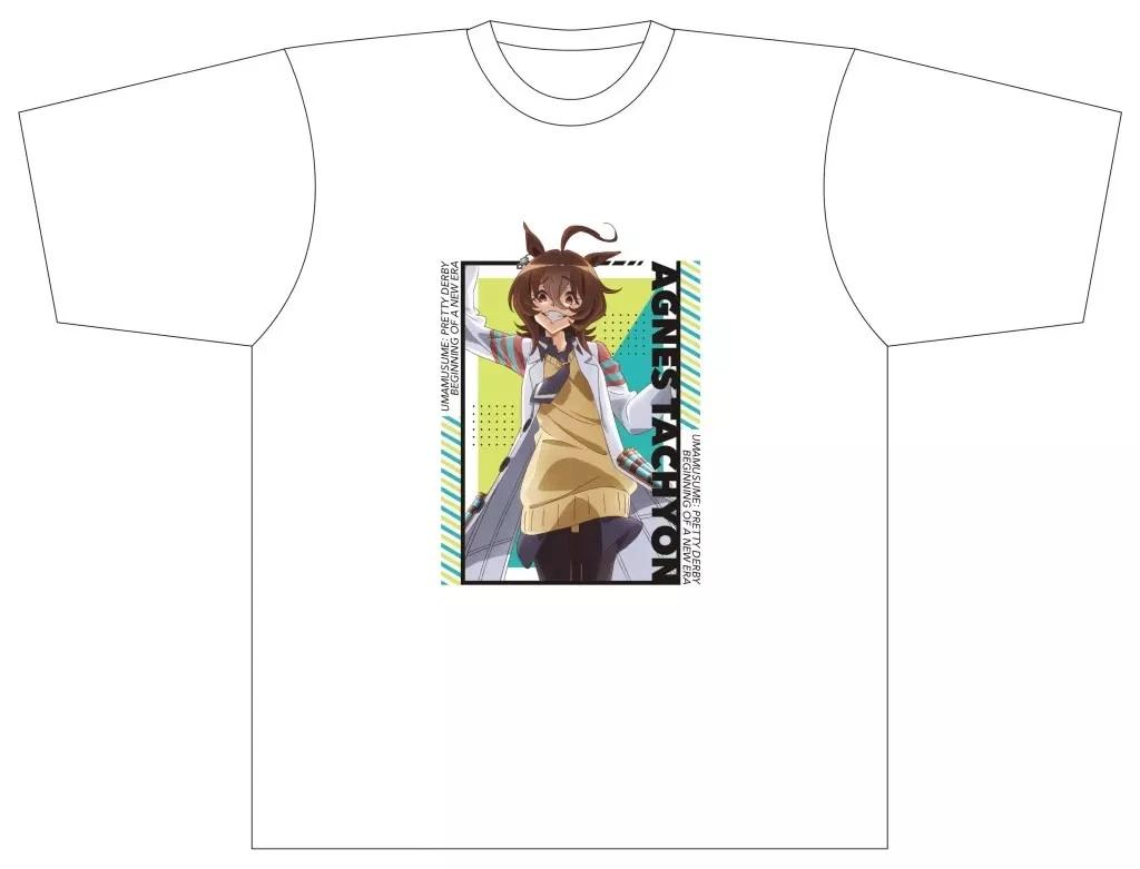 

B. Agnes Tachyon T-shirt White Men s L Uma Musume Movie (2024) 2XL