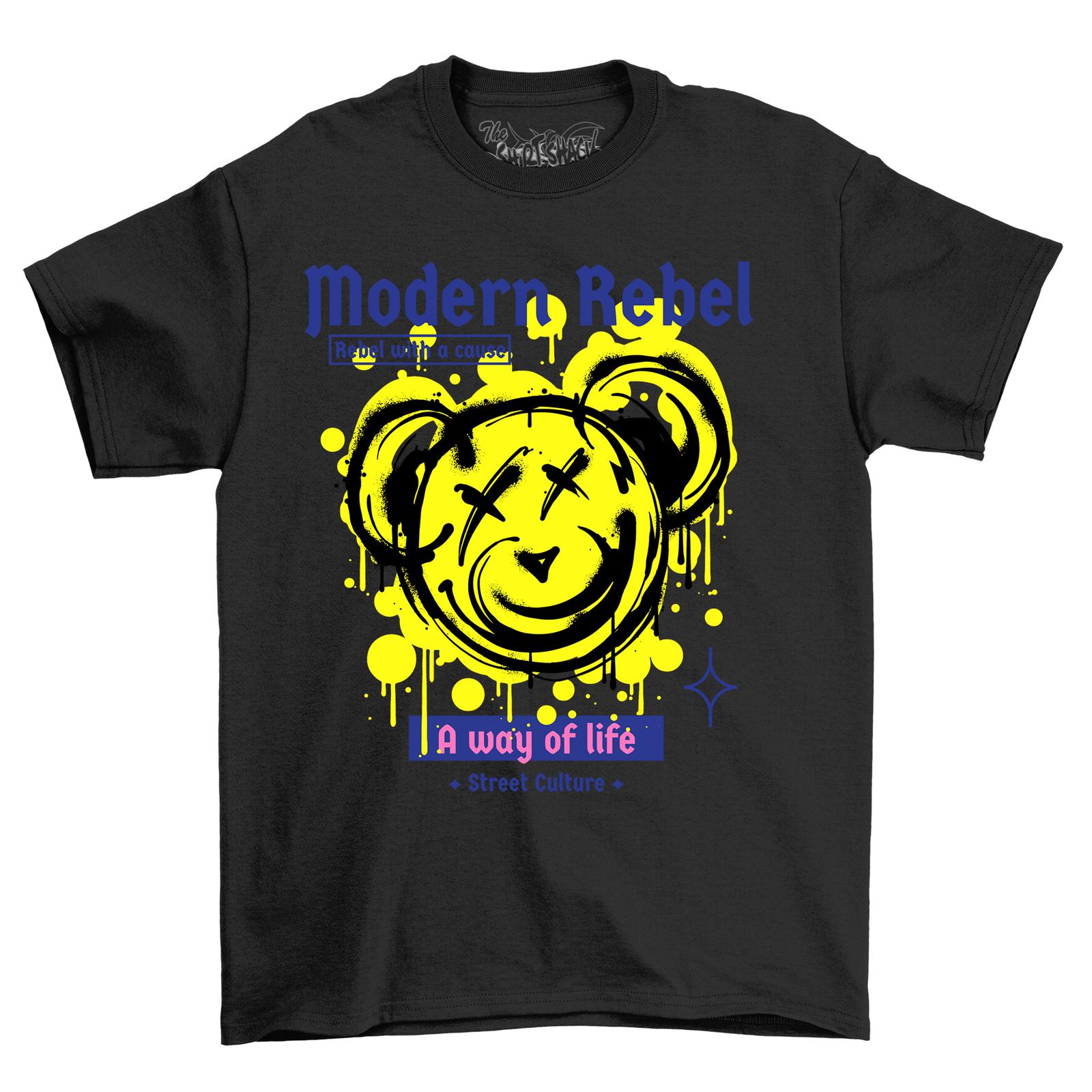 

BEARSTREET2-4 8 Teddy Bear T-Shirt Mens Womens Tees Top - Roar with Cuteness! 100% Cotton, Funny Uni S
