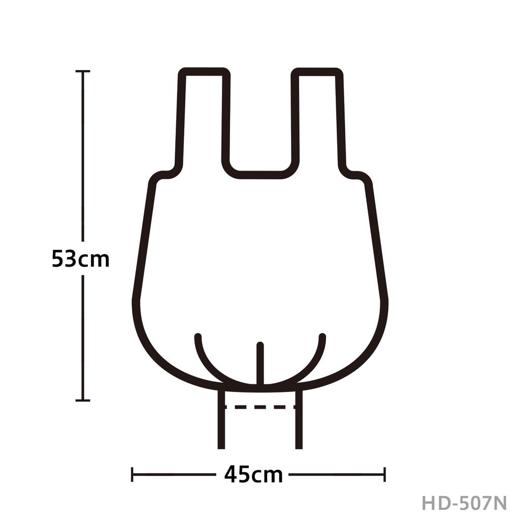 Chemical Japan Handtaschentasche, einfach zu verwendende Handtaschentasche, 20 Stück x 10er-Packung, durchscheinend, 10 l, HD-507N