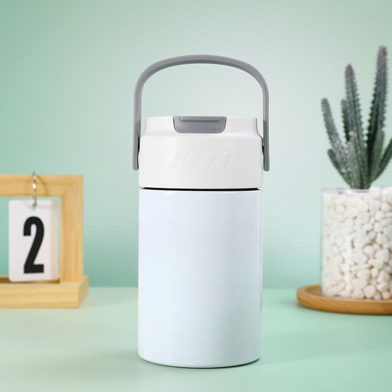 316 Nerezový hrnek Venkovní přenosná sportovní konvice pro muže a ženy Vysoce hodnotné slámové hrnky Přenosné květinové hrnky